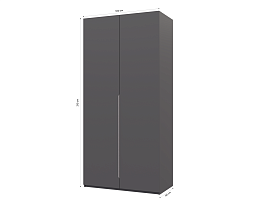 Изображение товара Пакс Альхейм 12 grey (silver) ИКЕА (IKEA) на сайте delmard.ru
