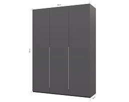 Изображение товара Пакс Альхейм 13 grey (silver) ИКЕА (IKEA) на сайте delmard.ru