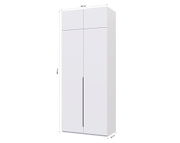 Изображение товара Пакс Альхейм 22 white (silver) ИКЕА (IKEA) на сайте delmard.ru