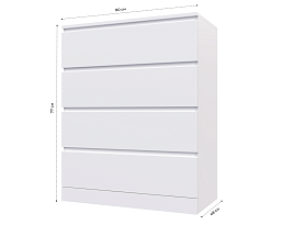 Изображение товара Комод Мальм 1 white ИКЕА (IKEA) на сайте delmard.ru