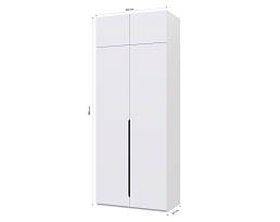 Изображение товара Пакс Альхейм 22 white (black) ИКЕА (IKEA) на сайте delmard.ru