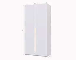 Изображение товара Пакс Альхейм 12 white (gold) ИКЕА (IKEA) на сайте delmard.ru