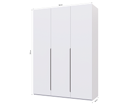 Изображение товара Пакс Альхейм 13 white (silver) ИКЕА (IKEA) на сайте delmard.ru